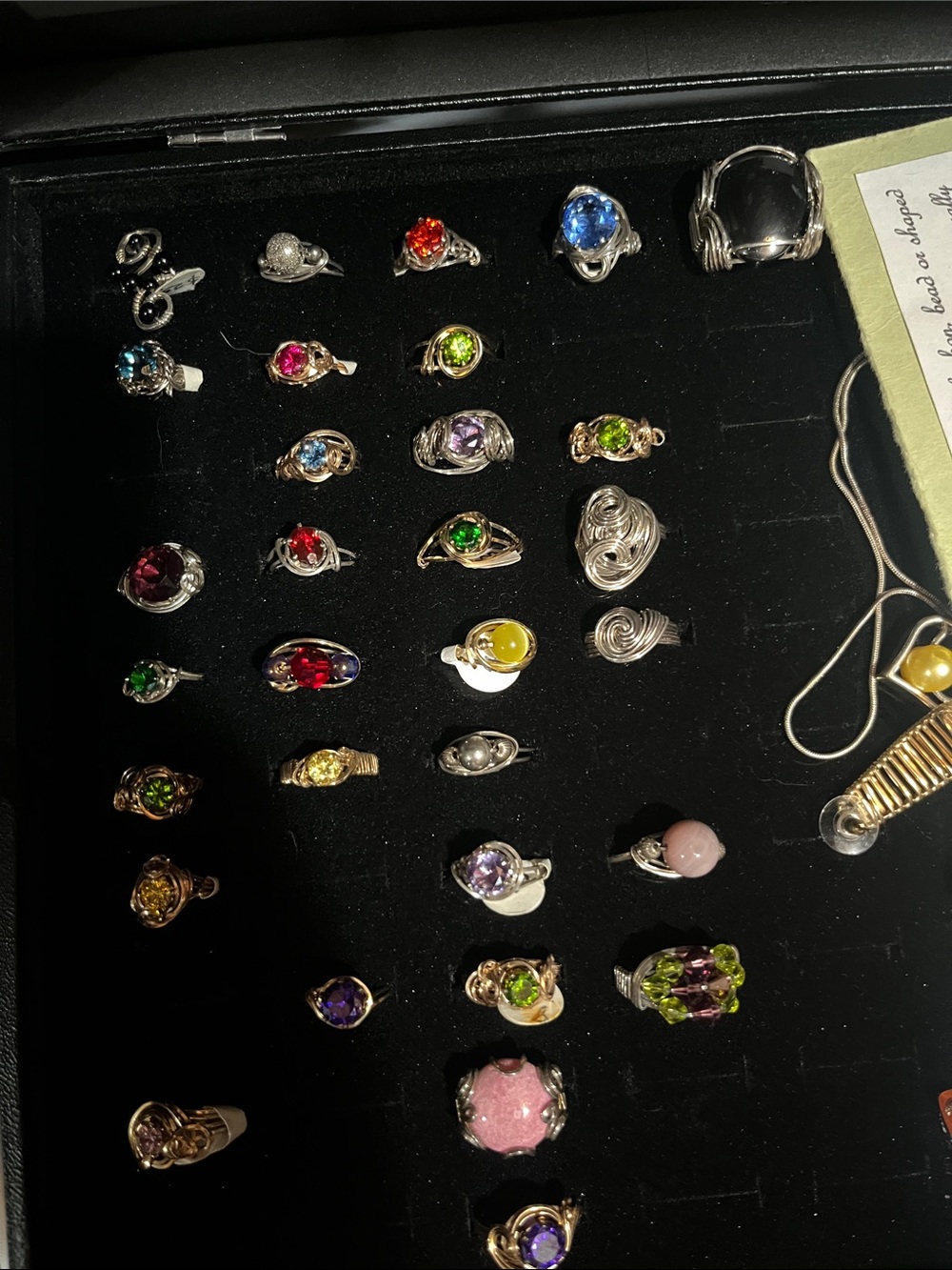 Handcrafted Rings by Connie Stinebaugh. JULY 14 @ 7:14pm eastern time